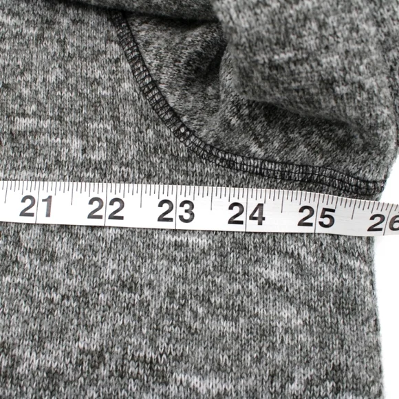 Eddie Bauer Men’s Black/Grey Half Zip Sweater Fleece – Size XL - Picture 2 of 8